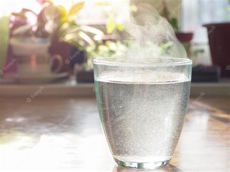 Premium Photo Hot Water In A Glass Aspirin In A Glass