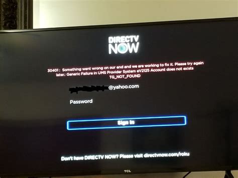 Directv Now Refuses To Log In On My Tvs Atandt Community Forums