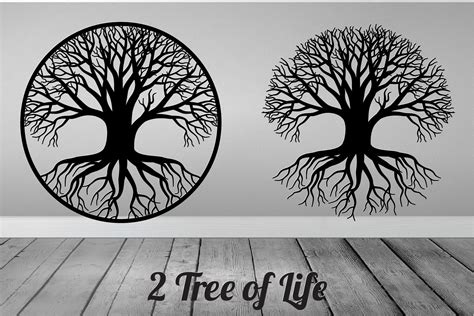 Tree Of Life Svg Tree Cut File Tree Cut Out Tree Dxf Svg 388613