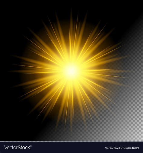 Transparent Shine Effect Royalty Free Vector Image