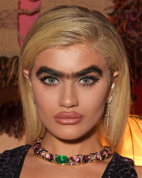 Unibrow Model Sophia Hadjipanteli Stole The Show At London Fashion Week