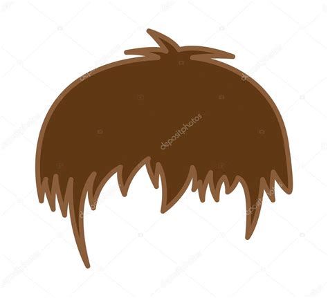 Hair Cartoon Wig Vector — Stock Vector © Baavli 70034035
