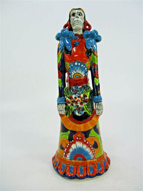 11 Talavera Catrina Colorful Ceramic Mexican Pottery Etsy