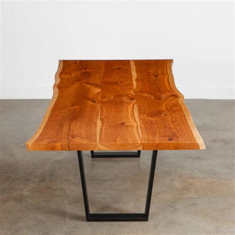Cherry Dining Table No 325 Elko Hardwoods Modern Live Edge Furniture Dining And Coffee