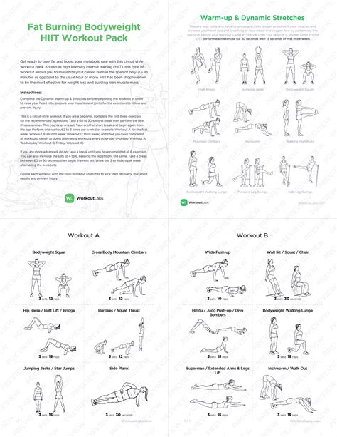 Maybe you would like to learn more about one of these? Fat Burning Metabolic Master Bodyweight HIIT Workout Pack