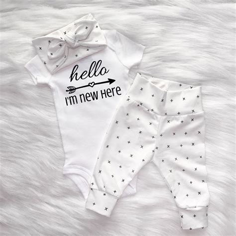 Newborn Baby Girl Going Home Outfit Hospital Outfit Newborn Baby Girl