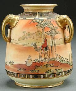 You can also choose from personal care, beverage, and gift. Nippon Porcelain; Vase, 2-Handles, Man on Camel, Green M ...