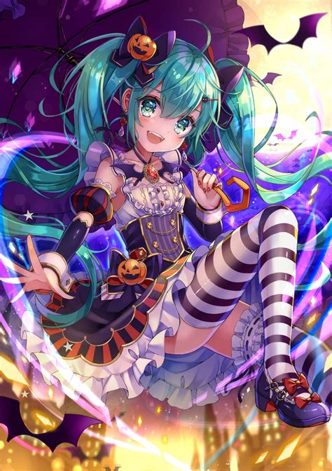 halloween hatsune miku kawaii anime girl anime harem manga anime miku hatsune vocaloid