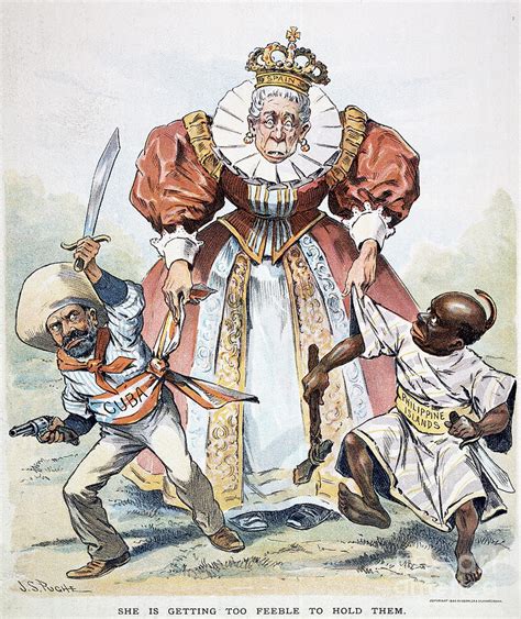 Imperialism Cartoon 1896 Painting By Granger
