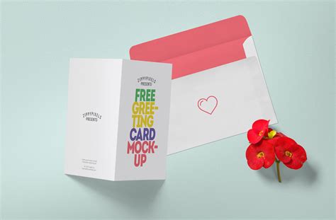 Free Greeting Card Mockup | ZippyPixels