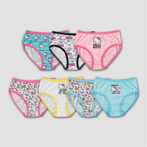 Girls Hello Kitty 7pk Underwear 8 7 Ct Shipt