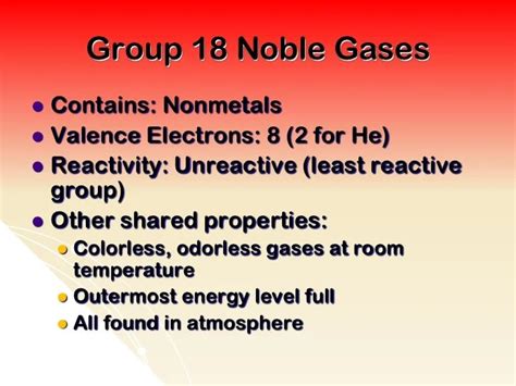 Why Are The Noble Gases The Least Reactive Elements Learnpediaclick