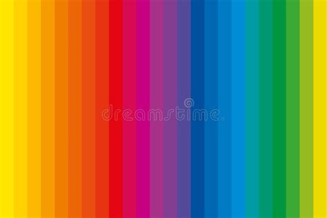 Color Bars With Complementary Colors Spectrum Of 24 Rainbow Colored