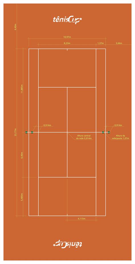 Quadra De Tenis Tamanho