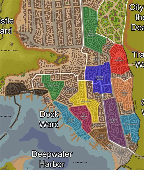 30 Waterdeep Map High Res Maps Database Source
