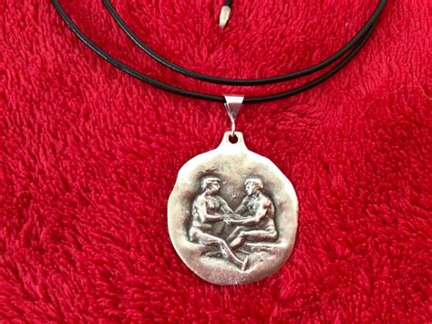 Sterling Silver Nude Man Couple Committed Relationshi Gem
