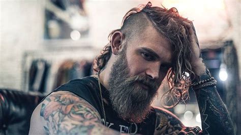 Long hair on top, short sides, maximum masculinity and great appearance. 15 Cool Viking Hairstyles for the Rugged Man | Viking hair ...
