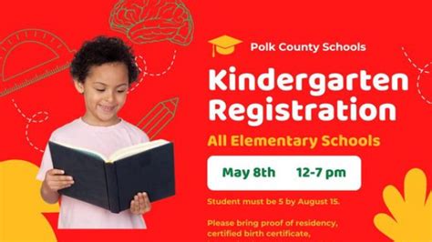 58 Kindergarteners Registration Polk County Schools Polk County