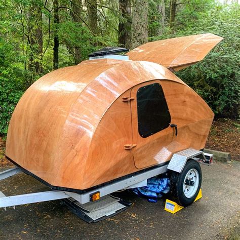 Build your own camper or trailer! Build-your-own Teardrop Camper Kit and Plans in 2021 | Teardrop camper, Teardrop camper plans ...
