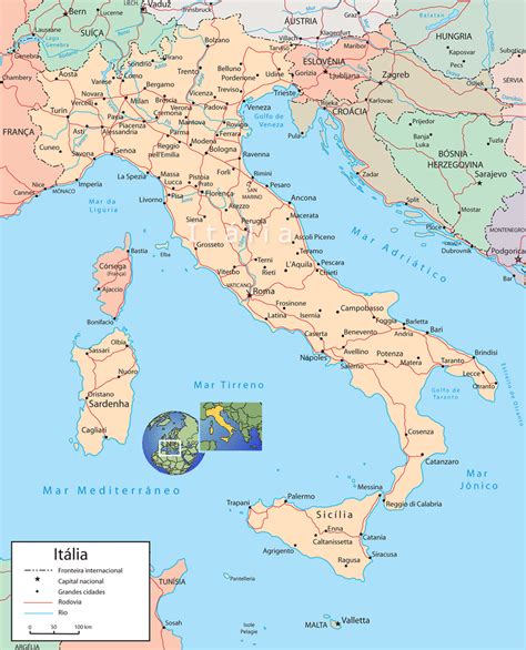 Mapa da itália e guia para montar o roteiro (2019) mapa itália, principais cidades roma, veneza, florença mapa da itália atual, saiba onde ficam as principais cidades e mapa da itália: Mapa Mundi: Mapa da Itália Mapas