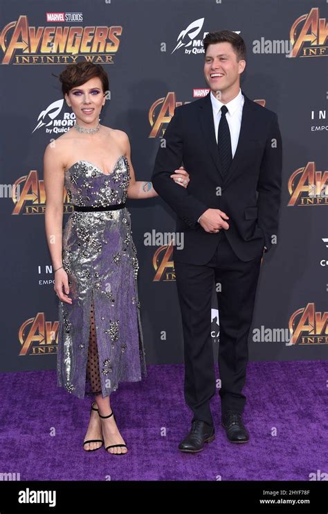 Scarlett Johansson Attending The World Premiere Of Avengers Infinity