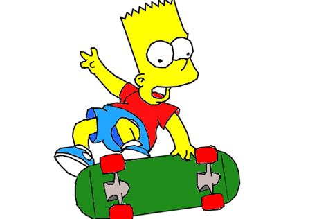 The gif dimensions 500 x 584px was uploaded by anonymous user. Bart Simpson - Desenho de paulistano - Gartic
