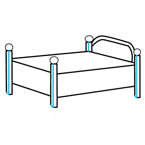 Bed Drawings Easy How To Draw Bed Step By Step Easy Efferisect