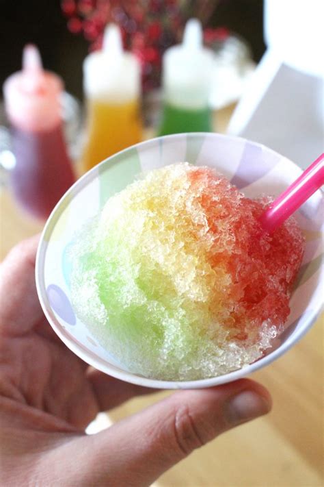 21 Snow Cone Syrup Recipes Super Easy All Natural No Dyes