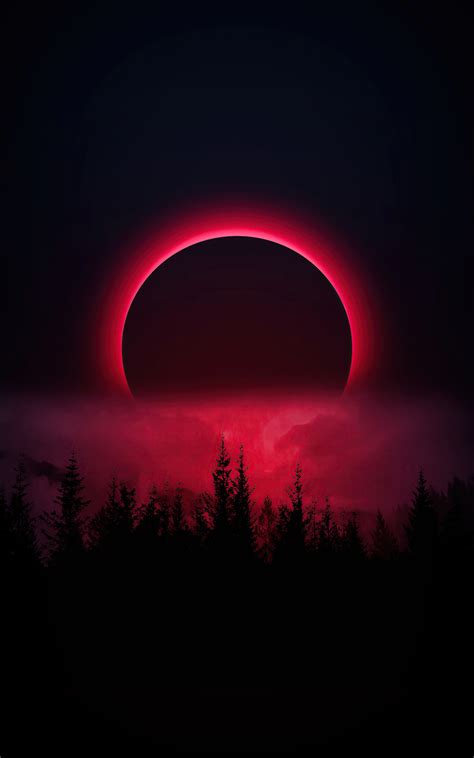 Ảnh Nền Background Red Moon đẹp Và đầy Bí ẩn