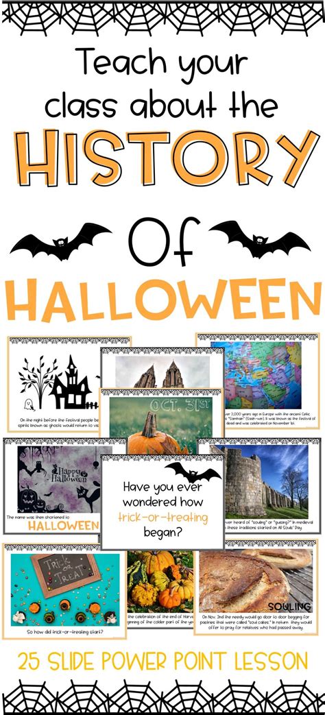 Fun Halloween Day Activity Teach Your Class About The History Of