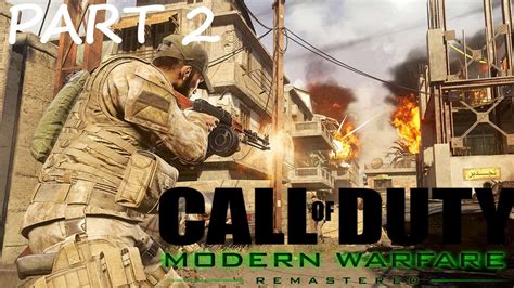 Call Of Duty Modern Warfare Remastered Walkthrough Gameplay Part 2 Campaign Missions Youtube