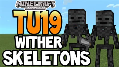 Minecraft Xbox 360ps3 Tu19 Update Wither Skeleton Explained