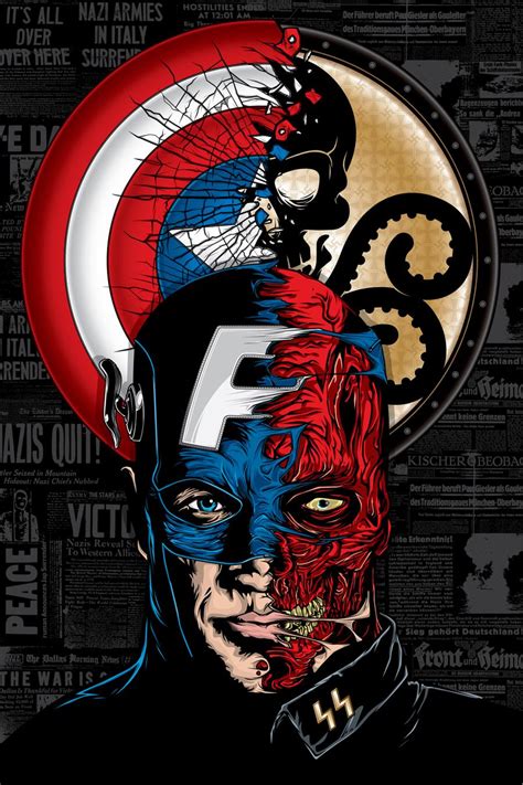 Captain America Vs Red Skull By Apetrie74 On Deviantart