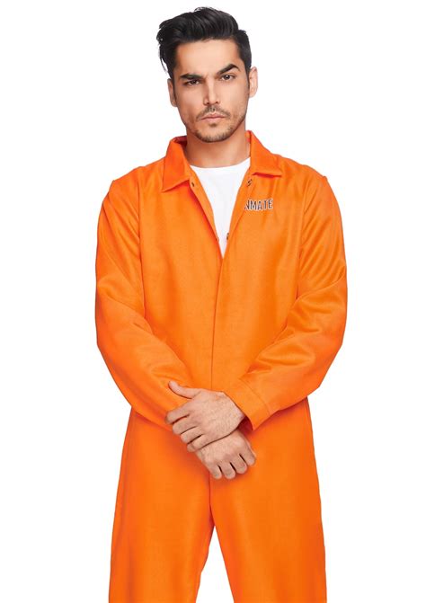 Leg Avenue Mens Prison Jumpsuit Costume
