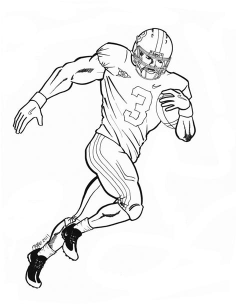 Printable Football Coloring Pages Football