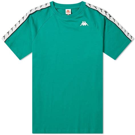 Kappa Classic Taped Tee In Green Shirt Designs Mens Outfits Shirts