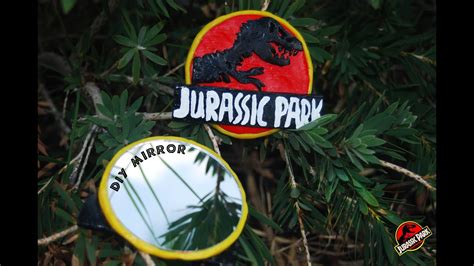 Jurassic Park Mirror Diy Clay Tutorial Youtube