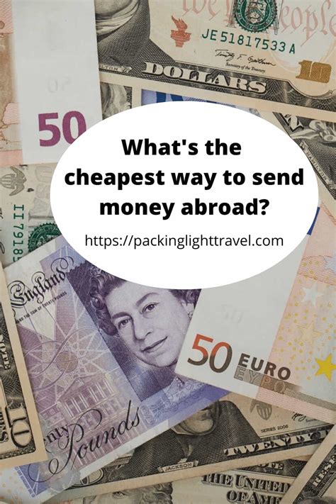 We did not find results for: What's the cheapest way to send money abroad? - Packing ...