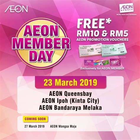 Gsc aeon bandaraya melaka ticket price, hours, address and reviews. AEON Member Day at AEON Queensbay, AEON Ipoh (Kinta City ...
