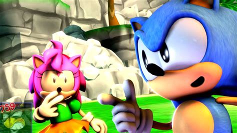 Classic Amy Gives Sonic A Boost Youtube