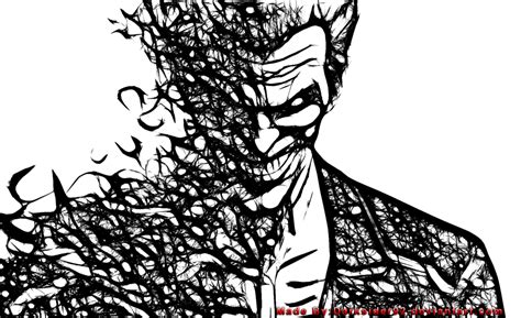 Batman Arkham Origins Joker Black N White By Darksider92