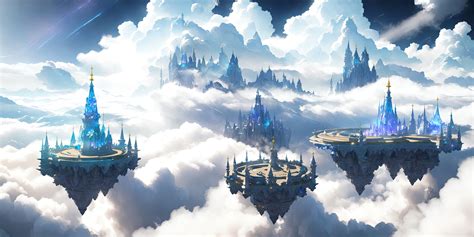 Artstation Cloud Kingdom Majestic Castles In The Sky