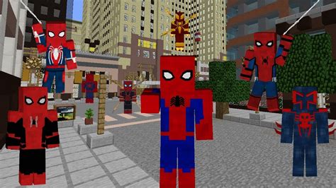 Spider Man Mod Legends Minecraft Mod Sum 60 Suit Showcase Youtube