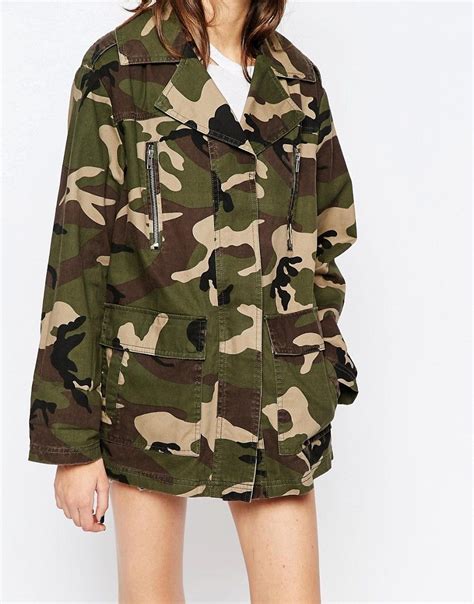 Image 3 Of Asos Jacket In Camo Print Military Inspired Fashion Camo