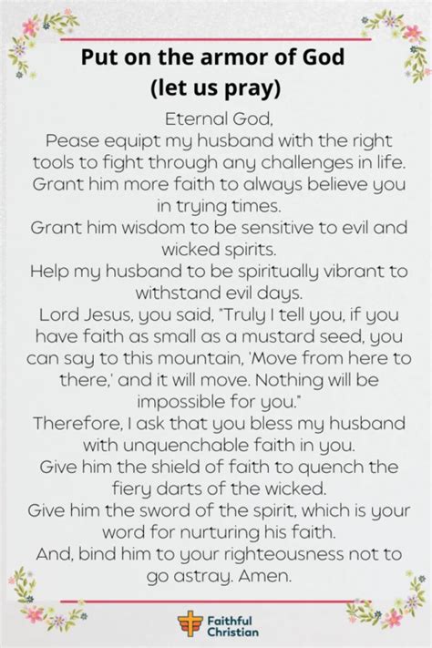 7 Spiritual Warfare Prayers For Husband War Room Prayers