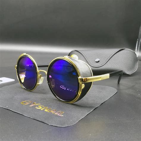 steampunk sunglasses designer sunglasses designer round steampunk polarized retro punk steam