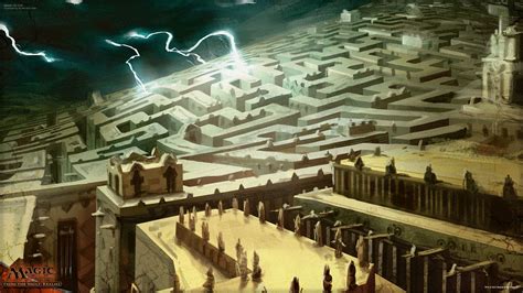 Maze Of Ith Fantasy Landscape Labyrinth Maze Environment Concept Art