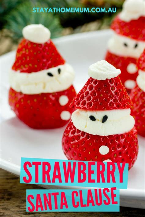 Try these cool holiday hacks for easy, shortcut christmas appetizers. Strawberry Santa Clause (With images) | Strawberry santas, Cake recipes for kids, Kids christmas ...