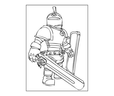 16 ROBLOX Coloring Pages For Children - Visual Arts Ideas