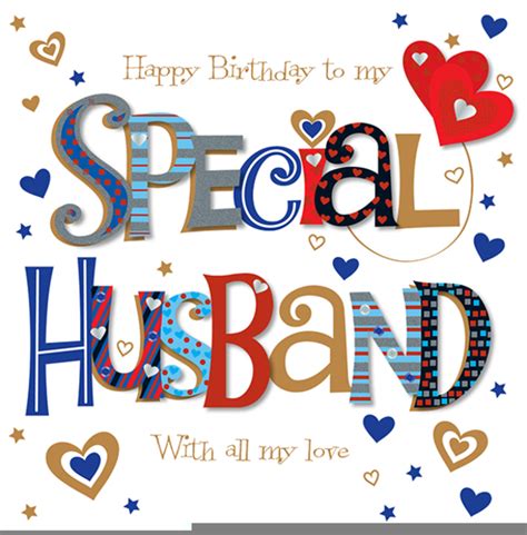 Happy Birthday To My Husband Clipart Free Images At